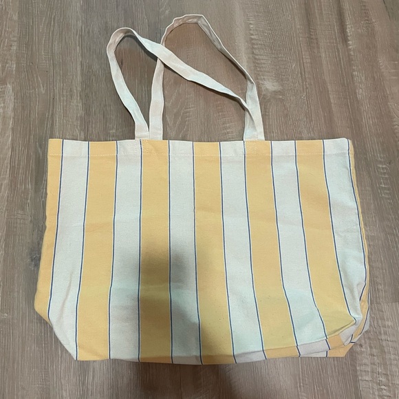 Sézane Bonjour Striped Tote Bag - Picture 2 of 2